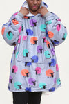 Funky Sheep Hoodie Grey - TheHugSnugStore