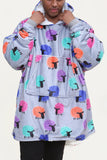 Funky Sheep Hoodie Grey - TheHugSnugStore