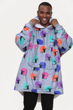 Funky Sheep Hoodie Grey - TheHugSnugStore