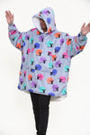 Funky Sheep Hoodie Grey - TheHugSnugStore