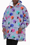 Funky Sheep Hoodie Grey - TheHugSnugStore