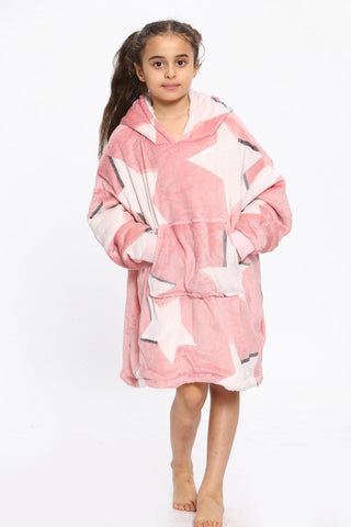 Galaxy Stars Hoodie Blush Pink - TheHugSnugStore