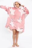 Galaxy Stars Hoodie Blush Pink - TheHugSnugStore