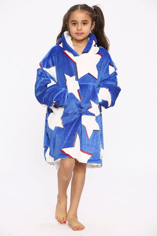 Galaxy Stars Hoodie Blue - TheHugSnugStore
