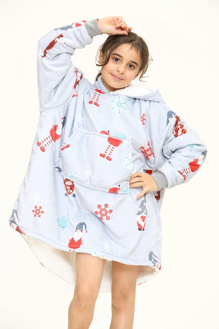 Gonkmas Friend Grey Kids Hoodie - TheHugSnugStore