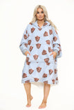 Highland Cow Hoodie Grey - TheHugSnugStore