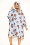Highland Cow Hoodie Grey - TheHugSnugStore