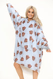 Highland Cow Hoodie Grey - TheHugSnugStore