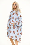 Highland Cow Hoodie Grey - TheHugSnugStore