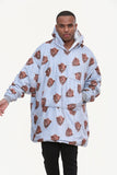Highland Cow Hoodie Grey - TheHugSnugStore