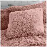 Luxury Pack of 4 Cushion Covers Teddy Fleece Hugg & Snug - TheHugSnugStore