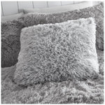 Luxury Pack of 4 Cushion Covers Teddy Fleece Hugg & Snug - TheHugSnugStore