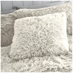 Luxury Pack of 4 Cushion Covers Teddy Fleece Hugg & Snug - TheHugSnugStore