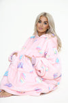 Marshmallow Hoodie Pink - TheHugSnugStore