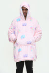 Marshmallow Hoodie Pink - TheHugSnugStore