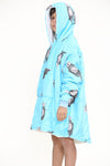 Otter Kids Hoodie Aqua - TheHugSnugStore