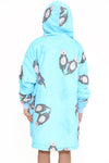Otter Kids Hoodie Aqua - TheHugSnugStore