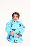Otter Kids Hoodie Aqua - TheHugSnugStore