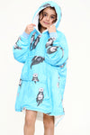 Otter Kids Hoodie Aqua - TheHugSnugStore