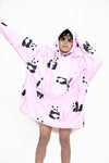 Panda Kids Hoodie Pink - TheHugSnugStore