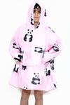 Panda Kids Hoodie Pink - TheHugSnugStore