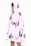 Panda Kids Hoodie Pink - TheHugSnugStore
