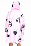 Panda Kids Hoodie Pink - TheHugSnugStore