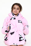Panda Kids Hoodie Pink - TheHugSnugStore