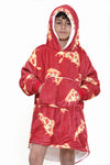 Pizza Kids Hoodie Red - TheHugSnugStore