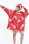 Pizza Kids Hoodie Red - TheHugSnugStore