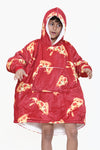 Pizza Kids Hoodie Red - TheHugSnugStore