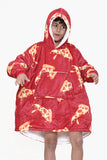 Pizza Kids Hoodie Red - TheHugSnugStore