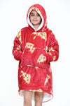 Pizza Kids Hoodie Red - TheHugSnugStore