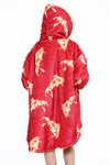 Pizza Kids Hoodie Red - TheHugSnugStore