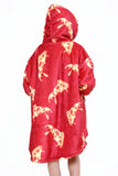 Pizza Kids Hoodie Red - TheHugSnugStore