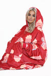 Popcorn Hoodie Red - TheHugSnugStore