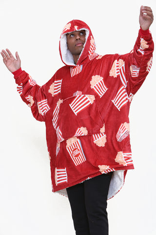 Red hoodie blanket 2025