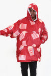 Popcorn Hoodie Red - TheHugSnugStore