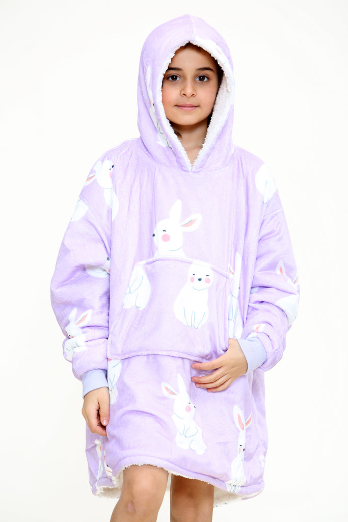 purple hooded dressing gown Ladies Hooded Premium Plush Dressing Gown Purple Damson ds by Design