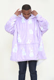 Rabbit Hoodie Lilac - TheHugSnugStore