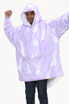 Rabbit Hoodie Lilac - TheHugSnugStore