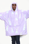 Rabbit Hoodie Lilac - TheHugSnugStore