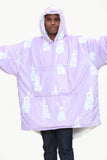 Rabbit Hoodie Lilac - TheHugSnugStore