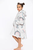 Kids Rainbow Heart Hoodie