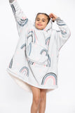 Kids Rainbow Heart Hoodie