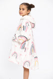 Kids Rainbow Hearts Hoodie Multi - TheHugSnugStore