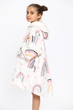 Kids Rainbow Heart Hoodie