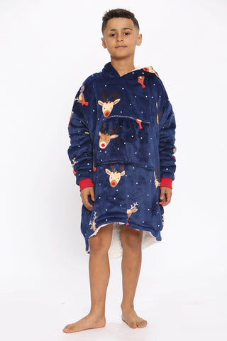 Kids Reindeer Hoodie - TheHugSnugStore