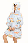 Sausage Dog Kids Hoodie Grey - TheHugSnugStore