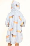 Sausage Dog Kids Hoodie Grey - TheHugSnugStore